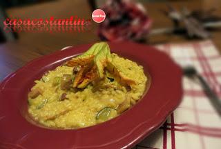 Risotto ai fiori di zucca