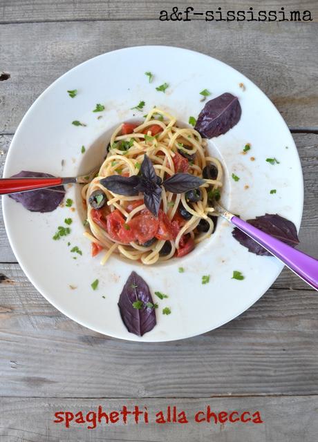 Cucina del Lazio: spaghetti alla checca