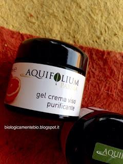 AQUIFOLIUM: CREMA GEL VISO PURIFICANTE