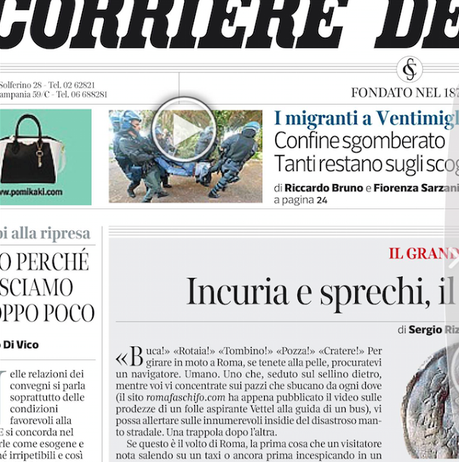 Cosa ha scritto su Roma fa Schifo oggi Michele Serra che su Repubblica ci ha dedicato la sua Amaca? Ecco cosa ha scritto