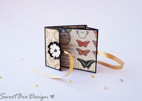 Tutorial: Mini Album borsetta - Purse mini album