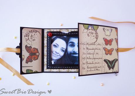 Tutorial: Mini Album borsetta - Purse mini album