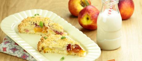 Sbriciolata alle pesche