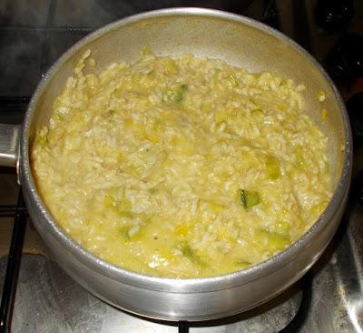 Risotto zucchine e gorgonzola