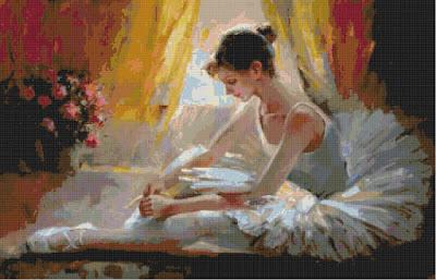 Schema per il punto croce: Ballerina_1