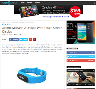 Xiaomi Mi Band 2: spuntano le prime foto e caratteristiche, ma non è tutto oro quel che luccica