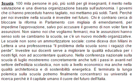 «Le assunzioni hanno senso solo se cambiamo la scuola»