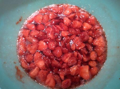 PANNA COTTA CON SALSA E FRAGOLE FRESCHE