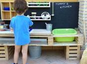 Realizzare cucina giocare bambini pallet