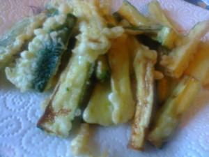 Zucchine fritte pastellate