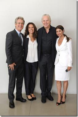 Bobby Shriver, Roberta Armani, Tim Robbins, Malissa Shriver