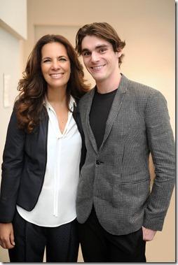 Roberta Armani and RJ Mitte