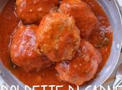 polpette carne salsa pomodoro