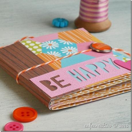 mini album tutorial - scrap - craft asylum sizzix by cafecreativo