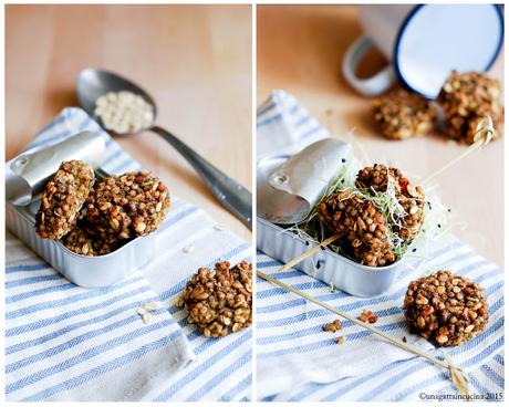 Polpette veg di sorgo, fiocchi di avena e azuki | Sorghum, oats and adzuki vegballs