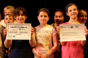 La premiazione di Taino per il progetto Green School