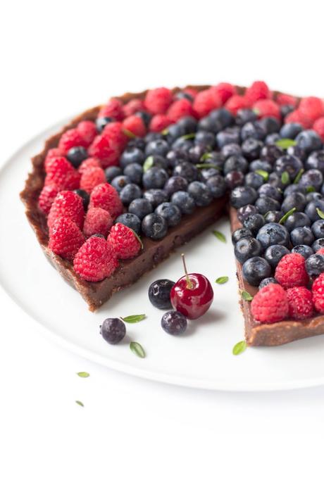 VEGAN CHEESECAKE SENZA COTTURA  al CIOCCOLATO, COCCO e FRUTTI DI BOSCO | SENZA GLUTINE