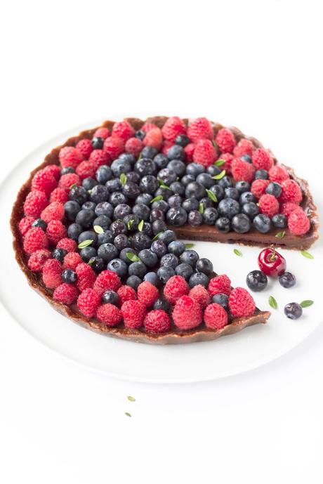 VEGAN CHEESECAKE SENZA COTTURA  al CIOCCOLATO, COCCO e FRUTTI DI BOSCO | SENZA GLUTINE