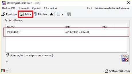 [Guida] Come salvare e ripristinare le icone del nostro desktop in [Windows] con [DesktopOK]