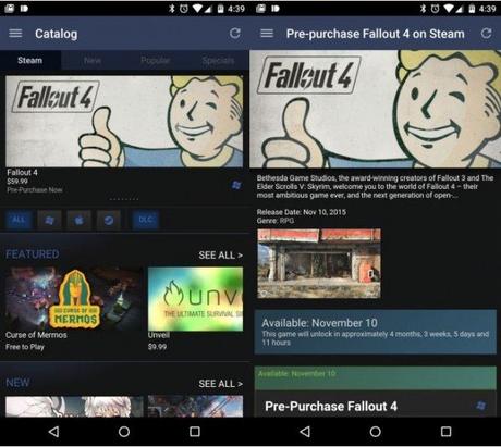 Steam per Android si aggiorna alla versione 2.0