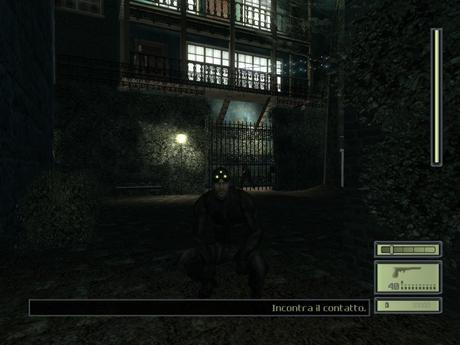 Il complottismo nei videogiochi Uno screenshot dal primo Splinter Cell. Photo credit: Lorenzo Plini, Retrò Online