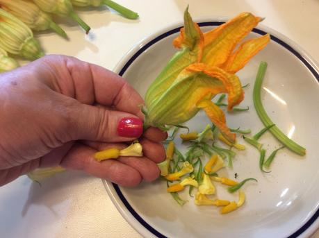 FIORI DI ZUCCHINE FARCITE AL FORNO