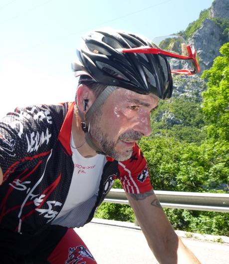 Facing Avio-Graziani and Peri-Fosse uphills on road bike (26/6, 2015)