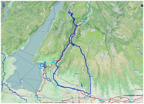 Facing Avio-Graziani and Peri-Fosse uphills on road bike (26/6, 2015)