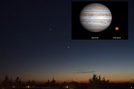 congiunzione Venere-Giove