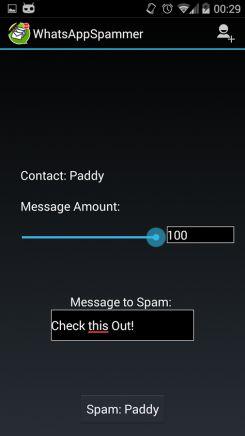 [Scherzi Whatsapp] Spamma i tuoi amici con Whatsapp Spammer! 100 messaggi in 1 secondo