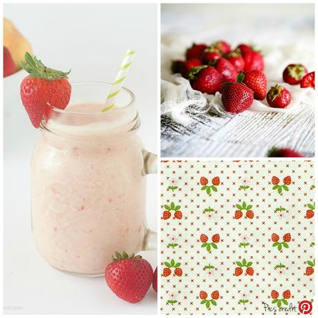 Frullato di fragole / Strawberry smoothie