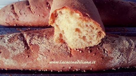 Baguette a lievitazione naturale (con Licoli)