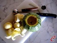Zucchina tonda ripiena con fondutina di Fontal: il passo che separa l'ordinario dallo straordinario