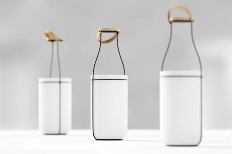 DESIGN: Lampada MU | Design ispirato alla bottiglia di latte