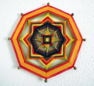 ojos de dios....una mandala di lana