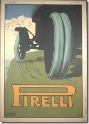 Metlicovitz pubblicità pneumatici Pirelli 1912