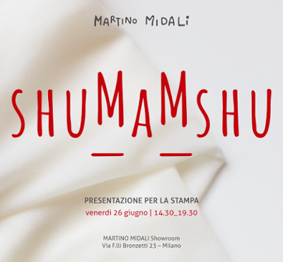 Shumamshu, la nuova avventura creativa di Martino Midali