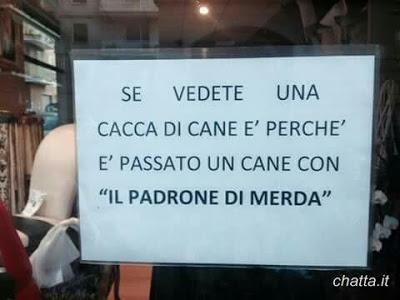 Dobbiamo sempre pulire la m@rda ... anche quando paghiamo per farlo fare