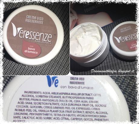 Veressenze Milano Crema Viso Rigenerante alla bava di lumaca http://www.veressenze.com/le-creme/creme-viso.html