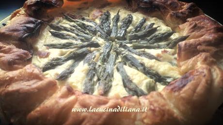 Quiche con Asparagi Pancetta e Ricotta