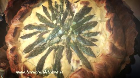 Quiche con Asparagi Pancetta e Ricotta