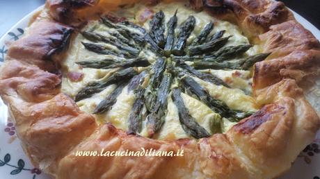 Quiche con Asparagi Pancetta e Ricotta