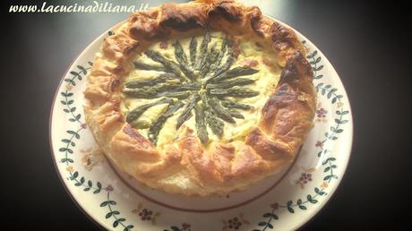 Quiche con Asparagi Pancetta e Ricotta