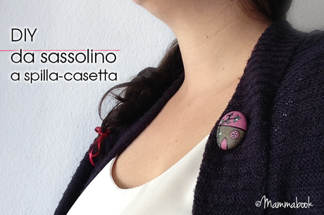 DIY da sassolino a spilla casetta – DIY handpainted stone house brooch DIY da sassolino a spilla casetta – DIY handpainted stone house brooch