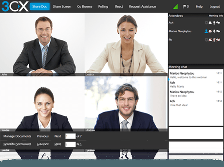 Nuovi standard per le videoconferenze con 3CX WebMeeting e la completa integrazione delle tecnologie WebRTC