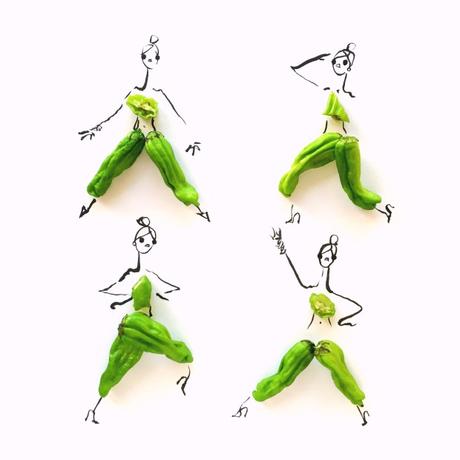 gretchen roehrs illustrazione fashion con peperoncino