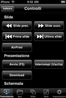 Con Slideshow Remoto controlliamo le nostre presentazioni con iPhone in PowerPoint