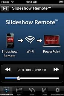 Con Slideshow Remoto controlliamo le nostre presentazioni con iPhone in PowerPoint