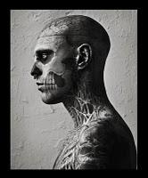 Rick Genest by Mariano Vivanco su Vogue Hommes Japan