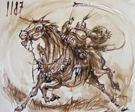 2009, tela misto cotone, 80 x 70 cm, bitume giudaico